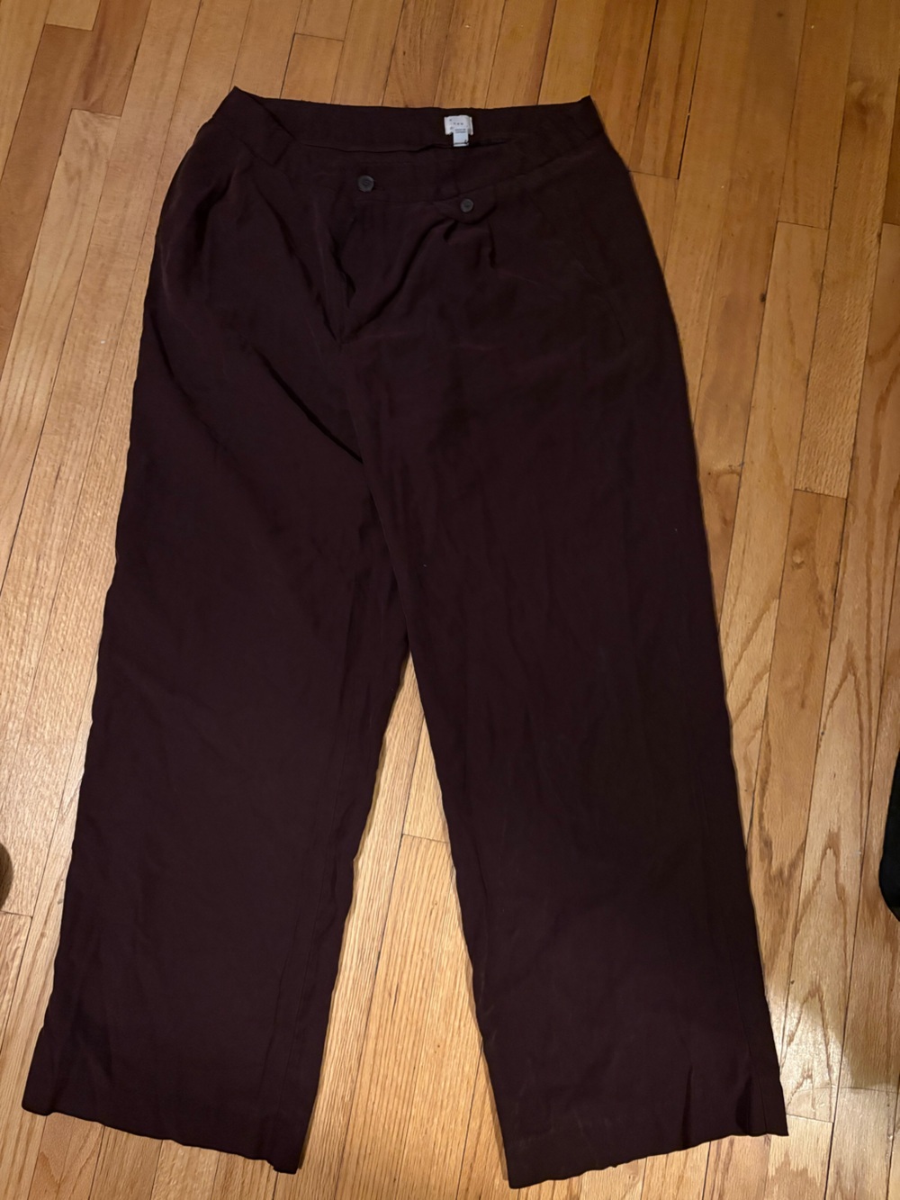 a new day Wide-Leg Trousers in Dark Brown